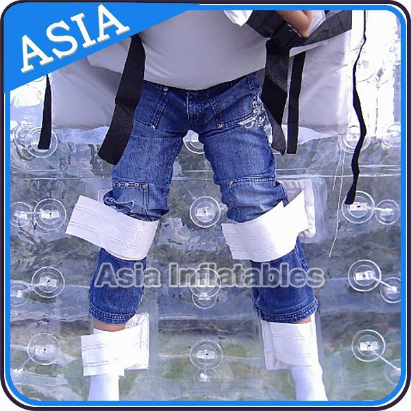 물 게임은 아이들을 위해 색깔 점을 가진 Pvc 팽창식 Zorb를 이용했습니다