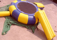 Square Trampoline Combo With Slide Inflatable Water Sports Games With High Quality