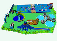 Safety Outdoor Playground Inflatable Water Parks For Adult And Kids / Aqua Park Equipment
