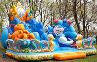 Inflatable Funland With  Octopus For Children Amusement Games