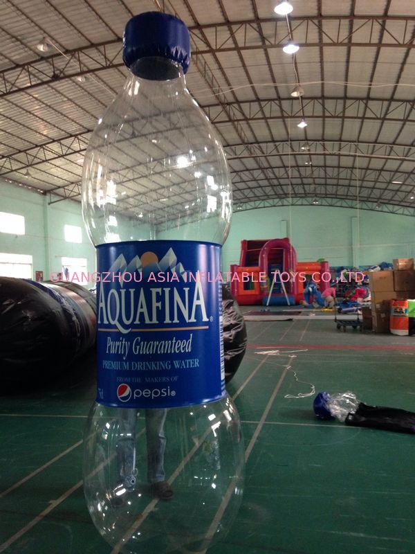 Commercial  Inflatable Advertising Water Bottle For Business Rental