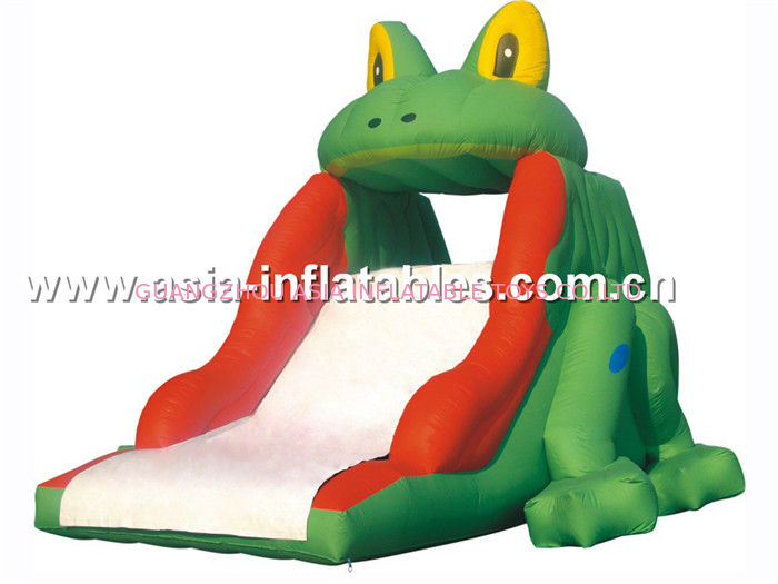 Lovely Home Use Inflatable Slide In Frog Shape For Kids