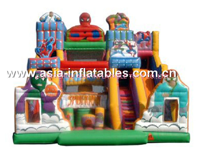 Hot Sale Inflatable Softplay, Inflatable Slide With Pillars For Kids