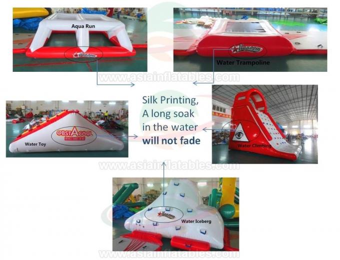 임대료를 위한 Mayan 바닷가 Inflatabled 물 WaterPark/뜨 장애물 코스 공원