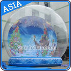 Waterproof Inflatable Snow Globe For Advertisement With Fake Snow