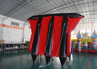 Customized Logo Towable Inflatables / Inflatable Flying Fish For Sea