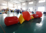 Triangle ,  Cube Shape and Cylinder shape of Inflatable Buoy On Sale For Water Games