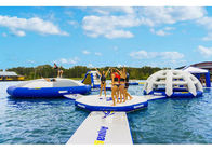 Fire Retardant Crazy Inflatable Floating Playground For Event , Party , Club