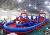 Durable Inflatable Amusement Equipment , Blow Up Obstacle Course For Playground Games