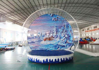 Holiday Decoration Large Christmas Inflatable Snow Globe 3m To 8m Diameter
