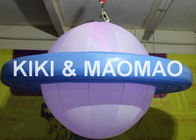 Inflatable UFO Saturn Helium Balloon , Custom PVC Advertising Character Balloon