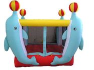 Inflatable Amusement Park Mini Bouncer With Four Lanterns , New Design