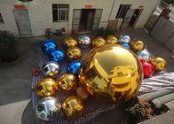 Stage Customized Advertising Fireproof Inflatable Mirror Ball For Christmas Decoration
