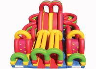 Commercial Giant Inflatable Fun City Black And Red Zoo Jumping Bounce For Kids