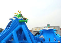 0.55mm PVC Tarpaulin Giant Inflatable Slide With Double Stitching