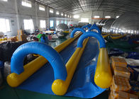 Giant Inflatable Water Slide With 0.55mm ~ 0.90mm PVC Tarpaulin Material