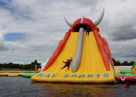 Huge Inflatable Floating Water Slide For Kids Or Adults / Outdoor Inflatable Water Park
