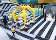 Fire - Retardant Kids Blow Up Amusement Park 18oz Commercial PVC Material