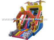 Home Use Inflatable Slide In Safari Park Design For Children Party And Holiday