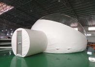 Two Rooms Luxury 8m Inflatable Bubble Tent With Hard Door For Hotel