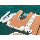 Reinforced Grab Handles Drop Stitch Inflatable Jet Ski Dock For Boat