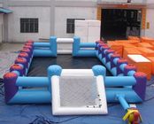 Safe Giant Soccer Field Inflatable Football Playground Indoor / Inflatable Soccer Field