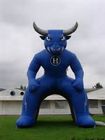 Inflatable Blue Bull Entrance, Inflatable Tunnel For Sports Event