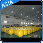 Inflatable Buoys , Cylinder Shape For Water Triathlons Advertising