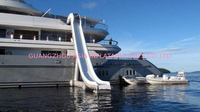 Customized Water Slide Inflatable Water Sports on yacht 0.90mm Pvc Tarpaulin