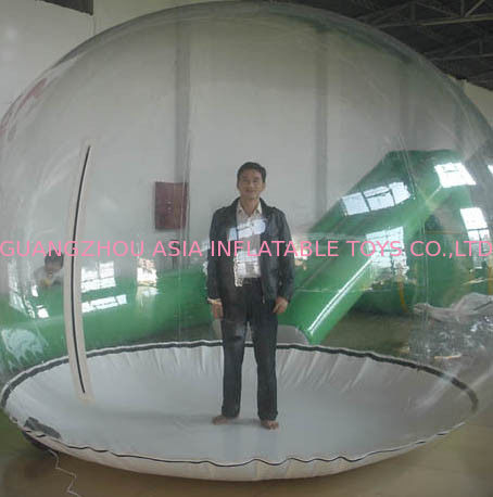 Huge Inflatable Snow Globe / Bubble Tent With Human Size