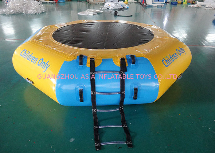 Commercial Water Games Inflatable Crocodile Water Trampoline With 0.9mm Pvc Tarpaulin