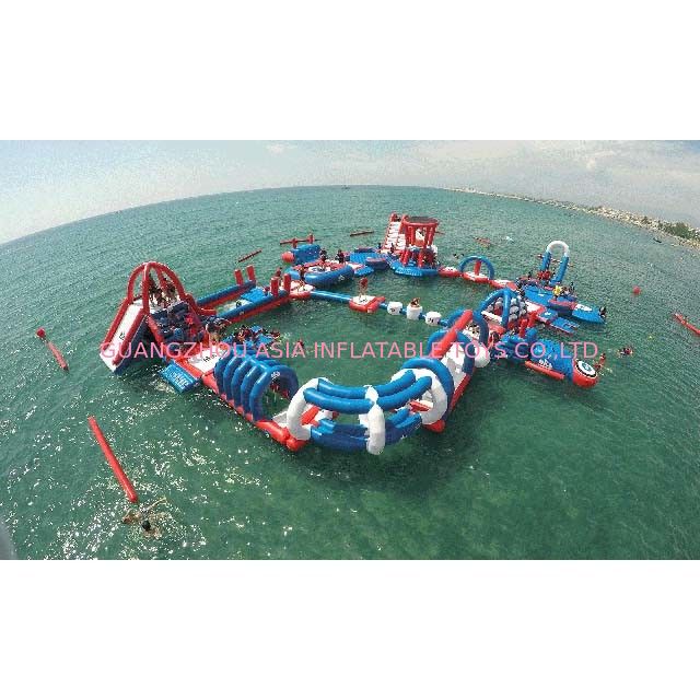 Commercial Grade Inflatable Water Park With 3 Years Warranty