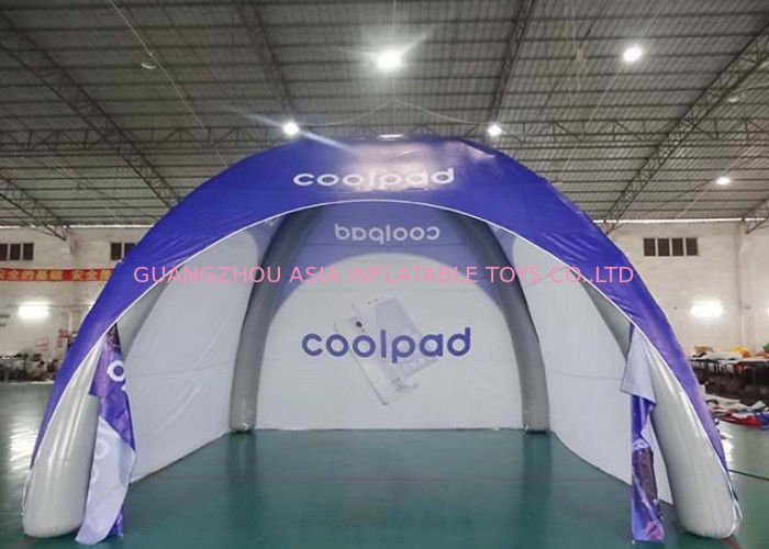 Multi - Color Advertisement Inflatable Event Tent / Spider Dome Tent