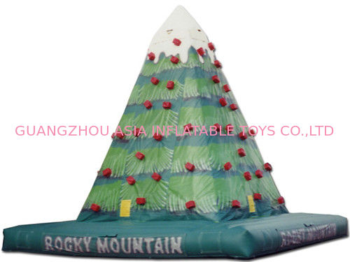 Inflatable Rocky Climbing Mountain In Inflatable Amusement Park