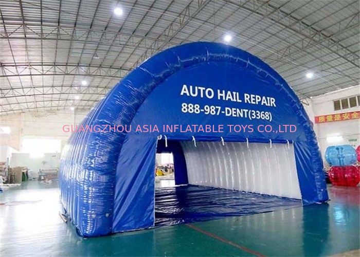 Lightweight Blue Airtight Inflatable Tunnel Tent For Advertising , Celebration