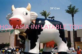 Advertising Inflatable helium Cow 