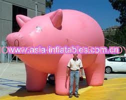 Inflatable helium pig balloon