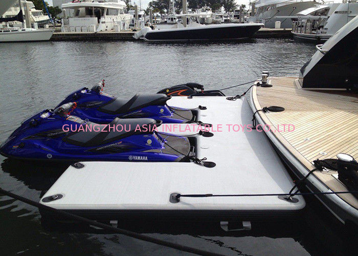Drop Stitch Float Platform Inflatable Yacht Slides Watercraft Dock Customized Size