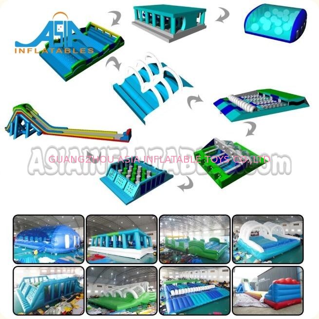 Custom Adult Inflatable Obstacle Challenges / Inflatable 5k Obstacle Run
