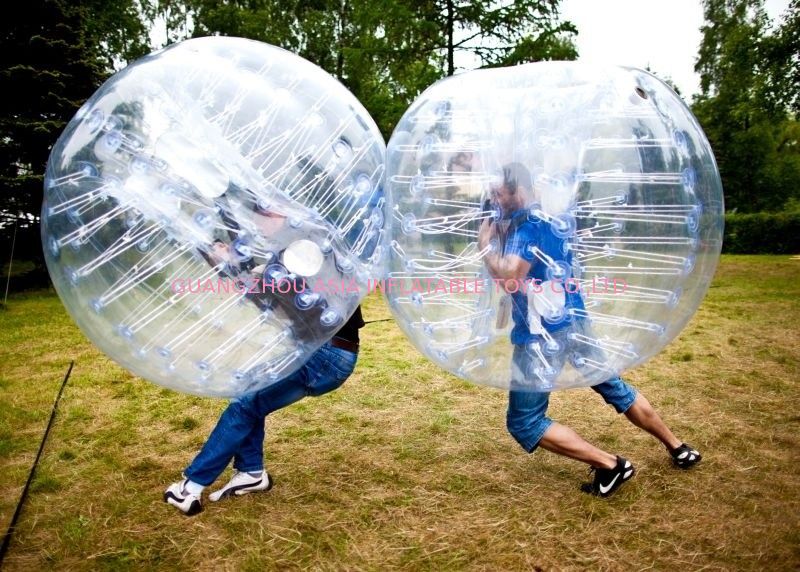 1.5m transparent bubble football Ball for football field