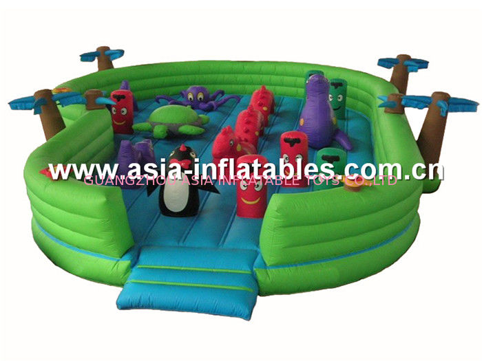 Inflatable Round Fairground, Inflatable Playground For Outdoor Children Games