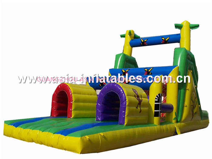 Durable Inflatable Obstacle Challenges Games For Art Designer
