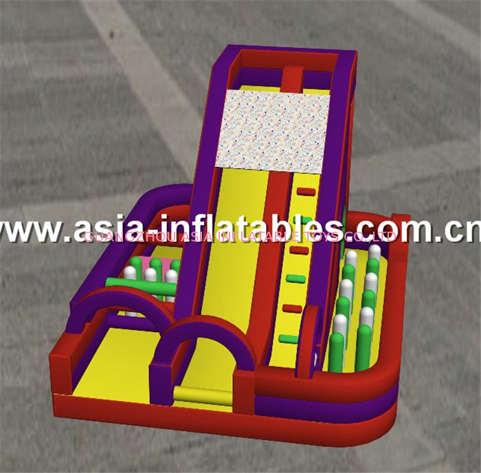 Outdoor Playground,  Inflatable Obstacle Chanllenges Game For Kids