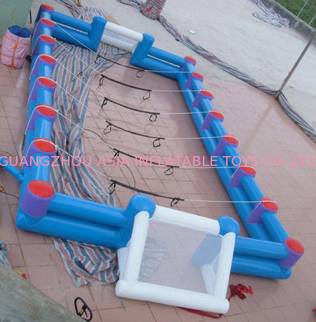 Safe Giant Soccer Field Inflatable Football Playground Indoor / Inflatable Soccer Field