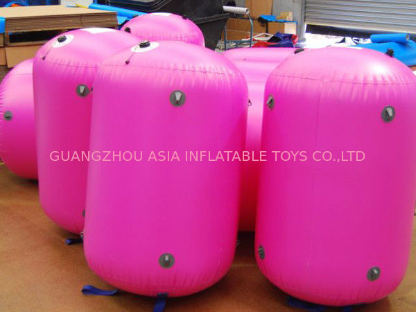 0.9mm PVC Tarpaulin customed inflatable paintball bunker