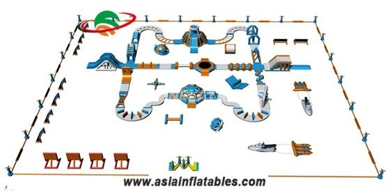 어린이들을 위한 호수 0.9 밀리미터 PVC 부풀게할 수 있는 워터 파크